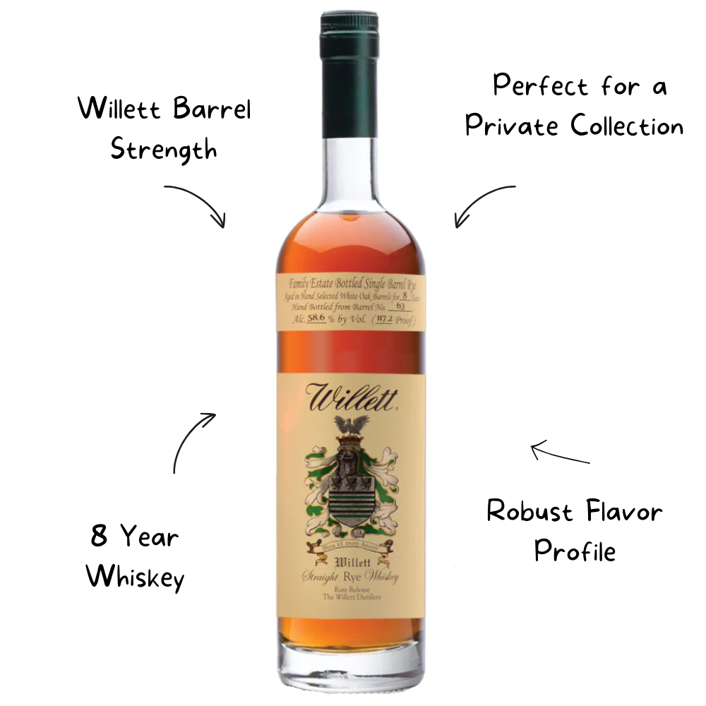 Willett Barrel Strength 8 Year Whiskey