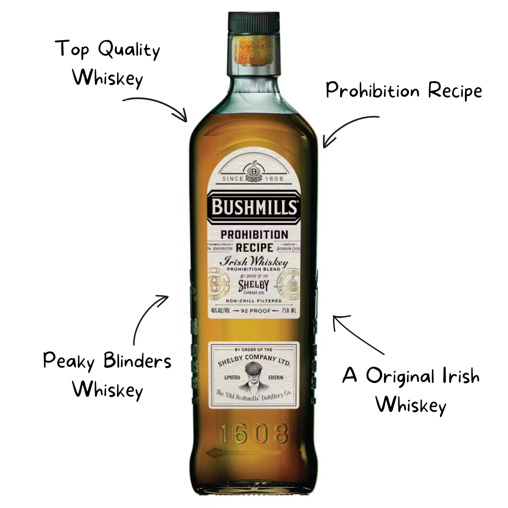 Bushmills Peaky Blinders Thomas Shelby Irish Whiskey