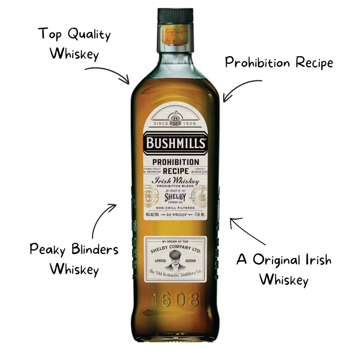 Bushmills Peaky Blinders Thomas Shelby Irish Whiskey
