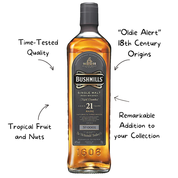 Bushmills Malt 21 Year Whiskey