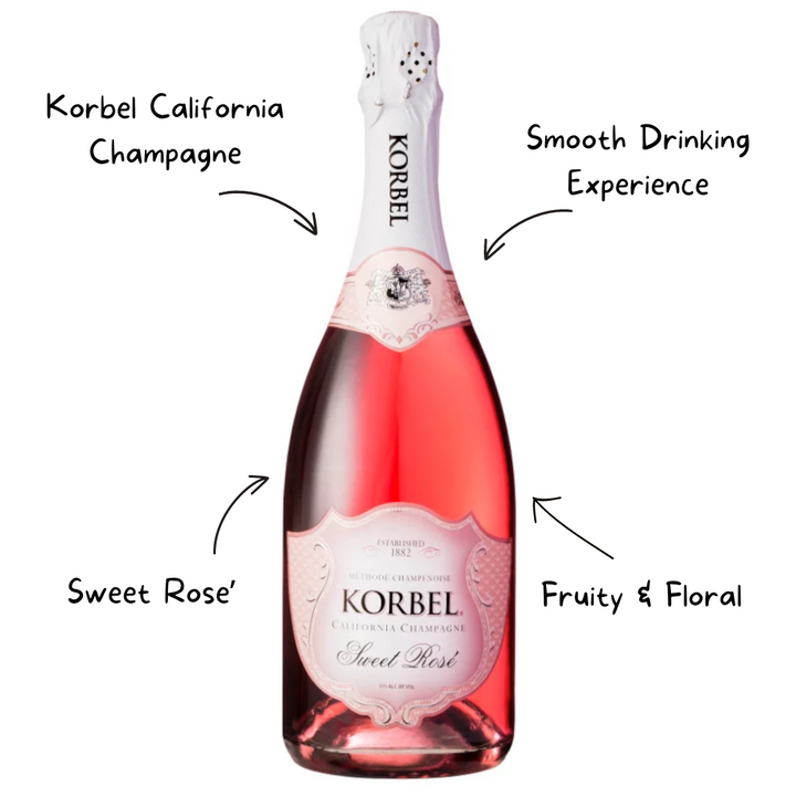 Korbel Sweet Rose Sparkling Wine