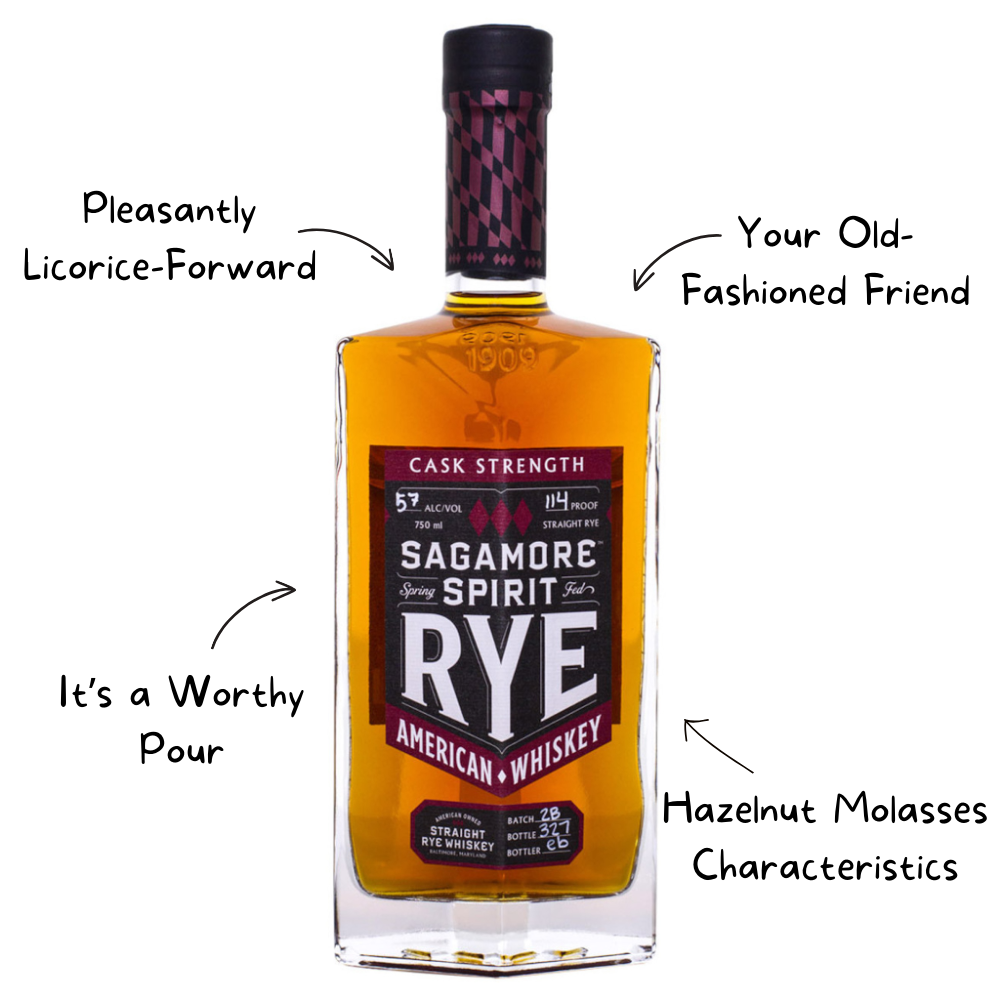 Sagamore Rye Cask Strength Whiskey