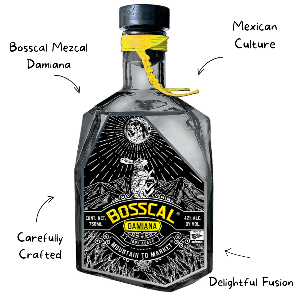 Bosscal Mezcal Damiana