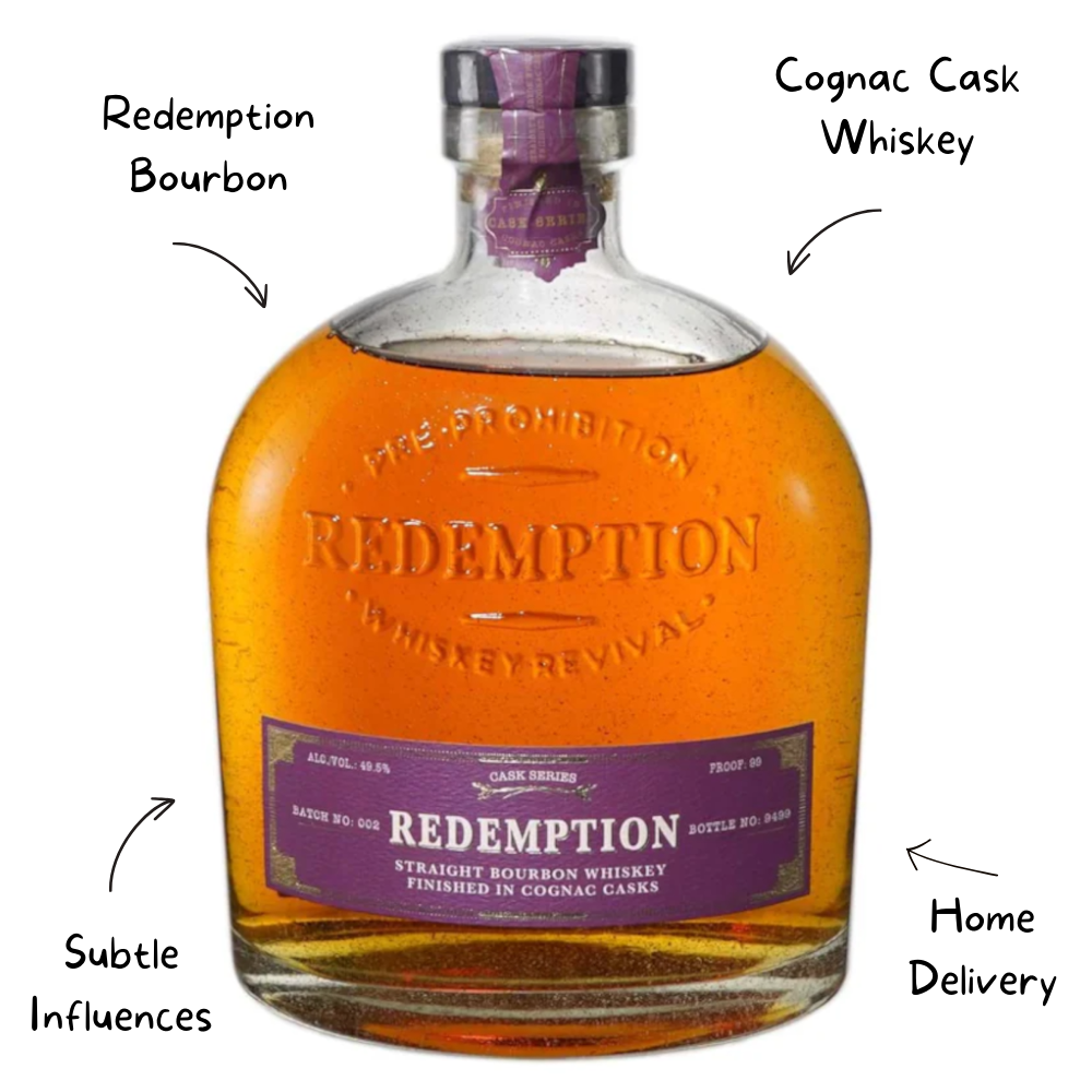 Redemption Bourbon Cognac Cask Whiskey