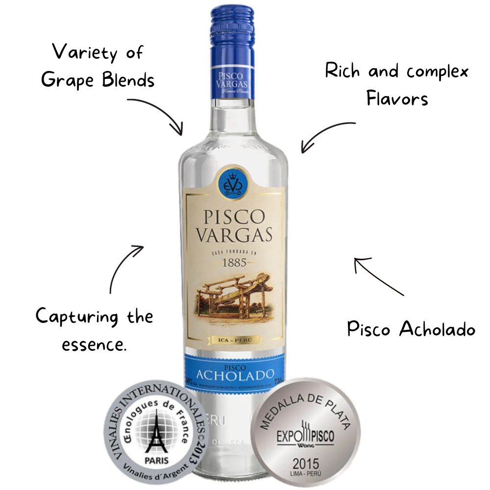 Vargas Pisco Acholado Brandy