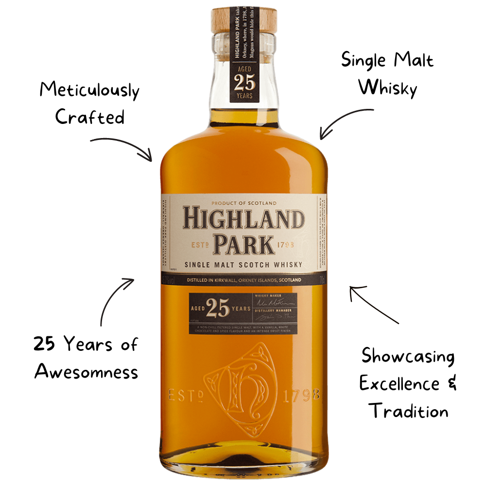 Highland Park 25 Year Whiskey