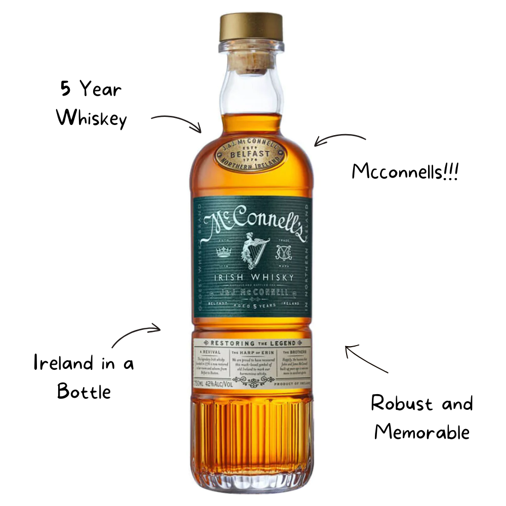 Mcconnells Irish 5 Year Whiskey