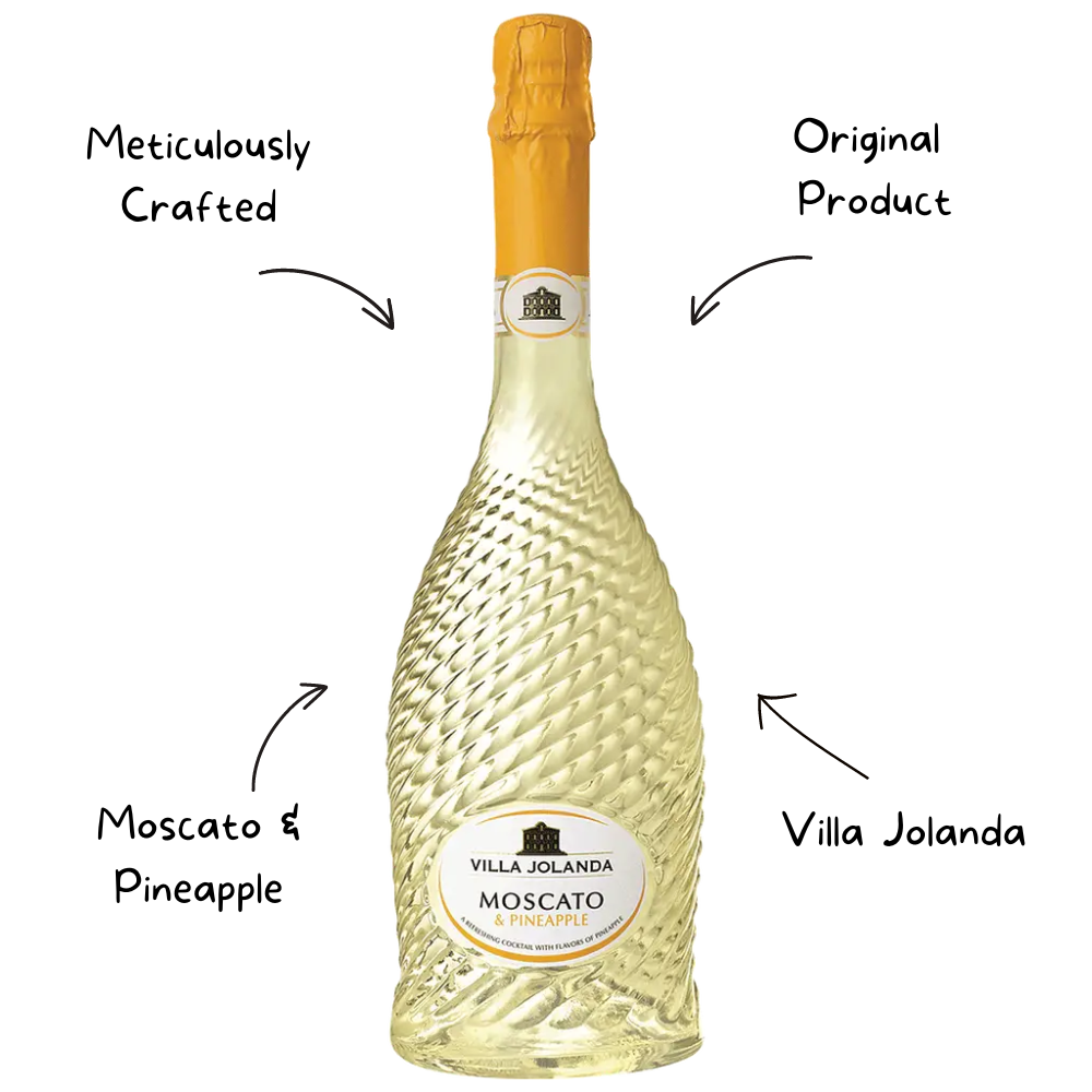 Villa Jolanda Moscato & Pineapple Sparkling Wine