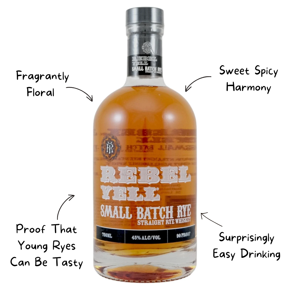 Rebel Yell Small Batch Rye Whiskey
