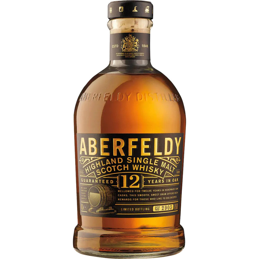 Aberfeldy Scotch 12 Year Whiskey