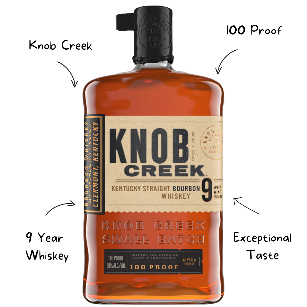 Knob Creek 100 9 Year Whiskey