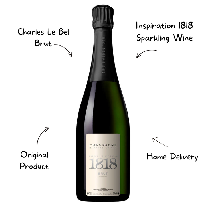 Charles Le Bel Brut Inspiration 1818 Sparkling Wine