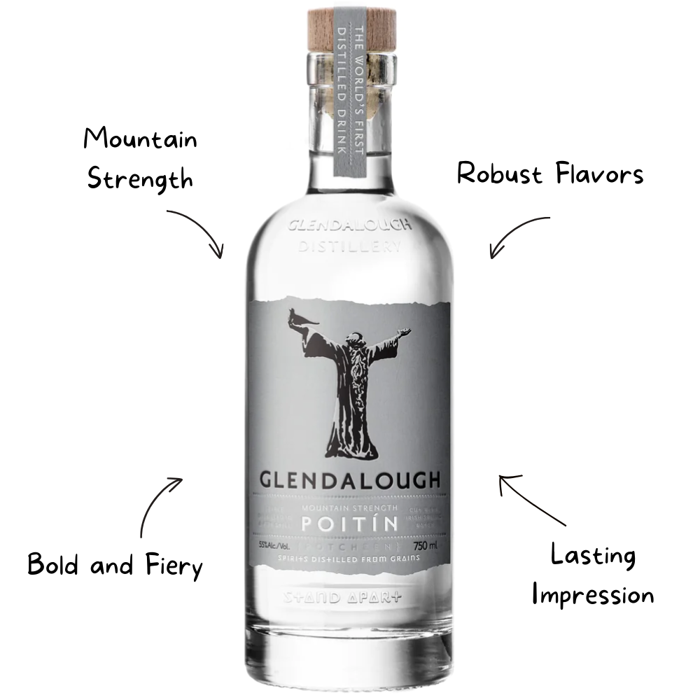 Glendalough Poitin Mountain Strength Whiskey