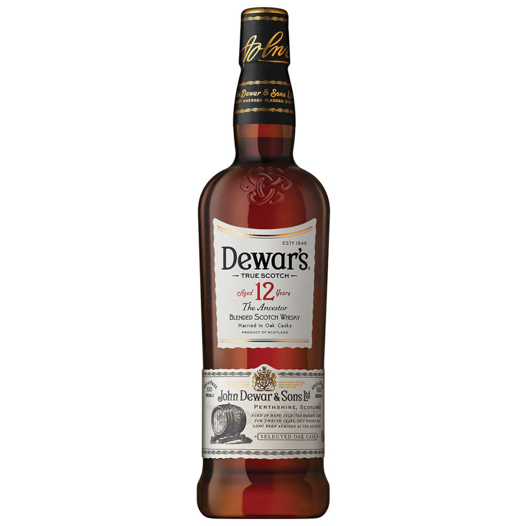 Dewars Scotch 12 Year Whiskey