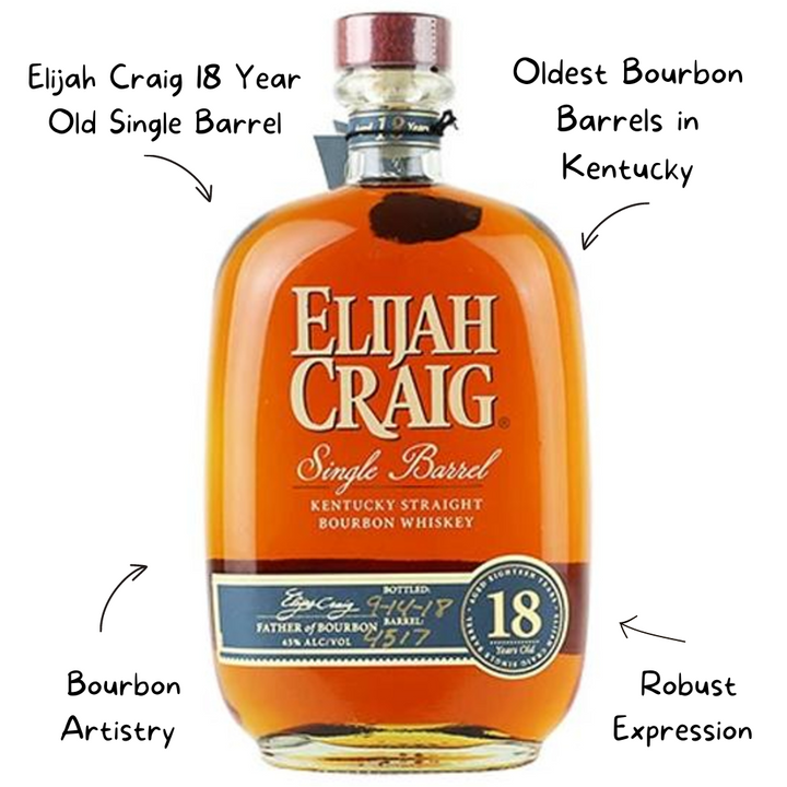 Elijah Craig 18 Year Old Single Barrel