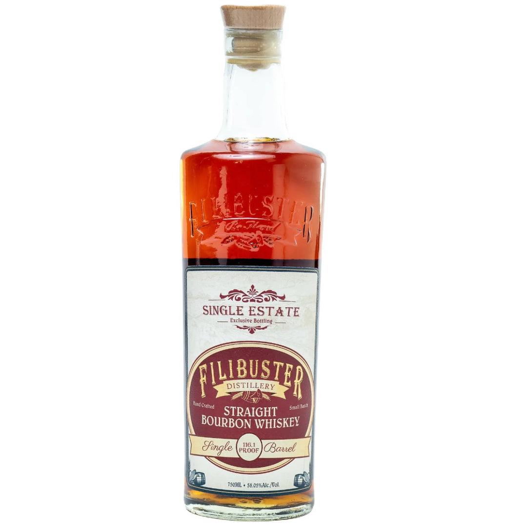 Filibuster Single Estate Small Batch Single Barrel Straight Whiskey