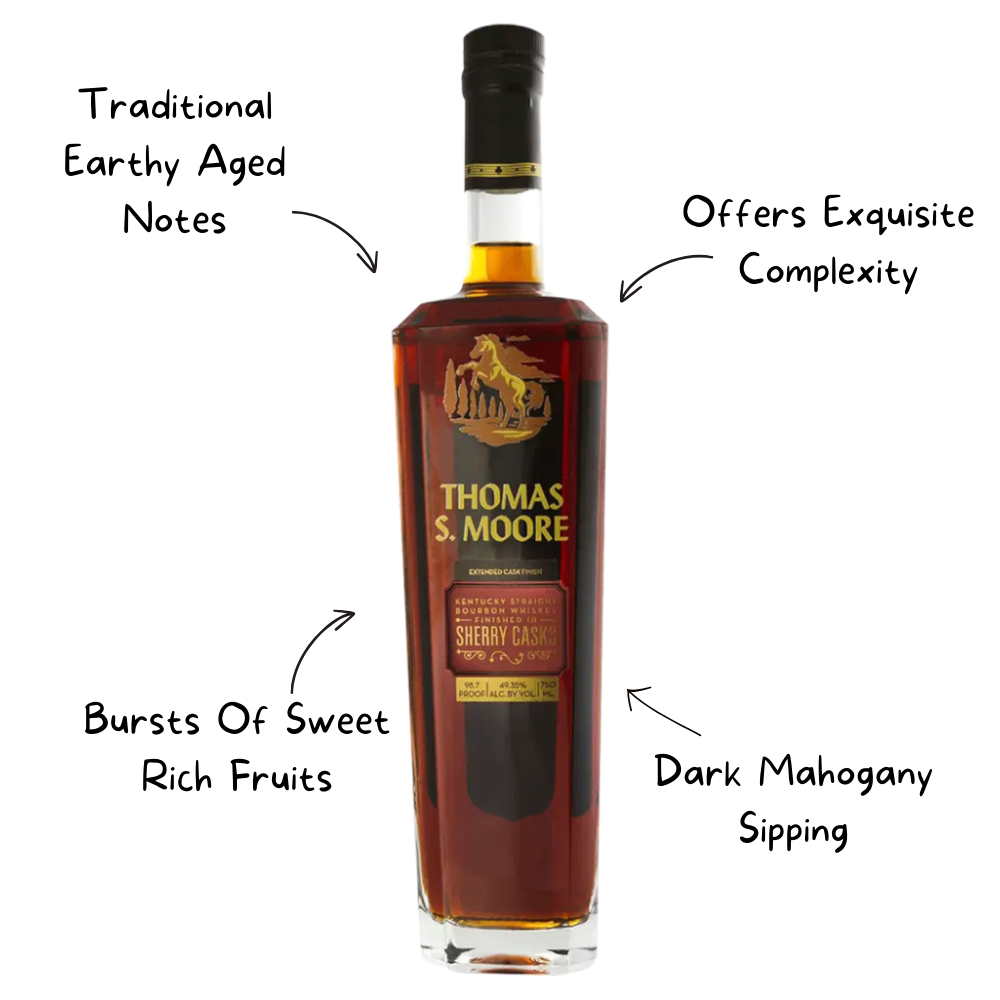 Thomas Moore Bourbon Sherry Cask Whiskey