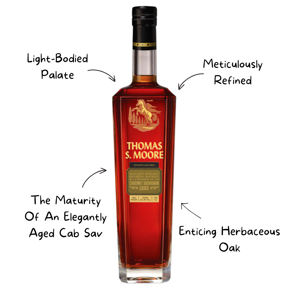 Thomas Moore Bourbon Cab Casks Whiskey