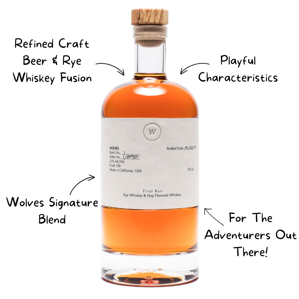 Wolves First Run Rye Whiskey