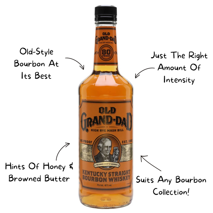 Old Grand Dad Bourbon 80 Whiskey