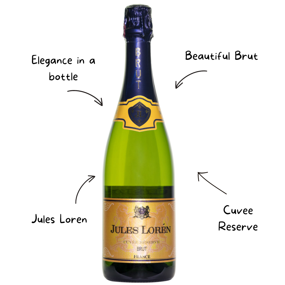 Jules Loren Brut Sparkling Wine