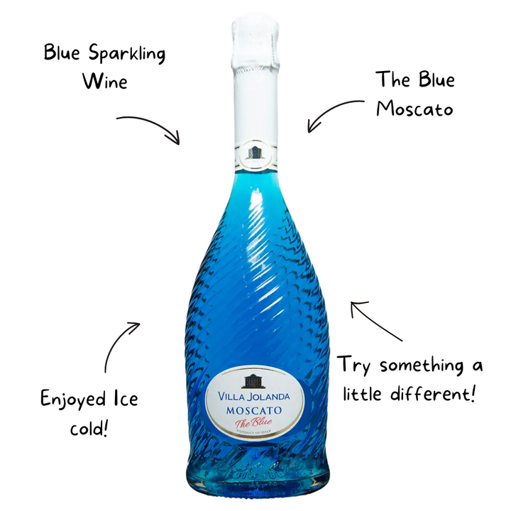 Villa Jolanda Moscato the Blue Sparkling Wine