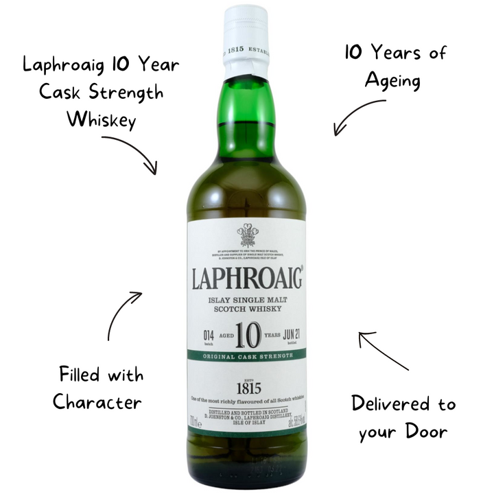 Laphroaig 10 Year Cask Strenght Whiskey