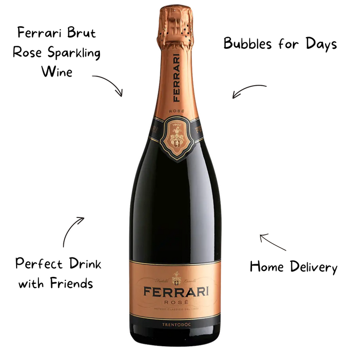 Ferrari Brut Rose Sparkling Wine