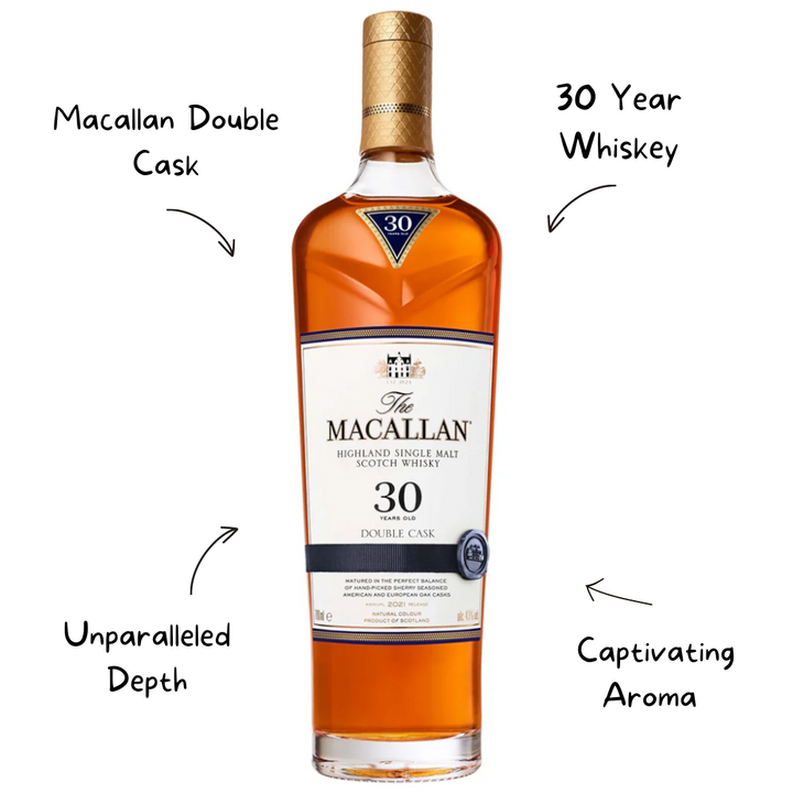 Macallan Double Cask 30 Year Whiskey