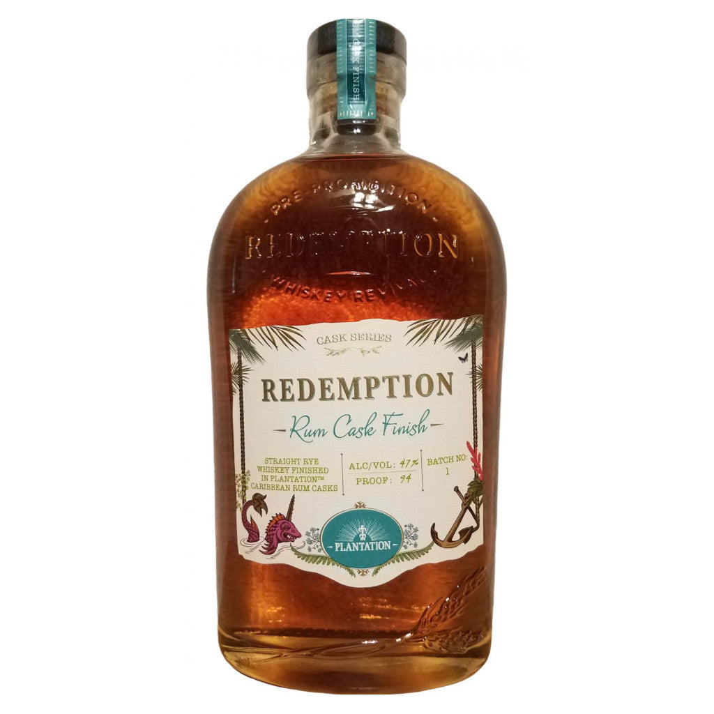 Redemption Rye Rum Cask Finish Whiskey