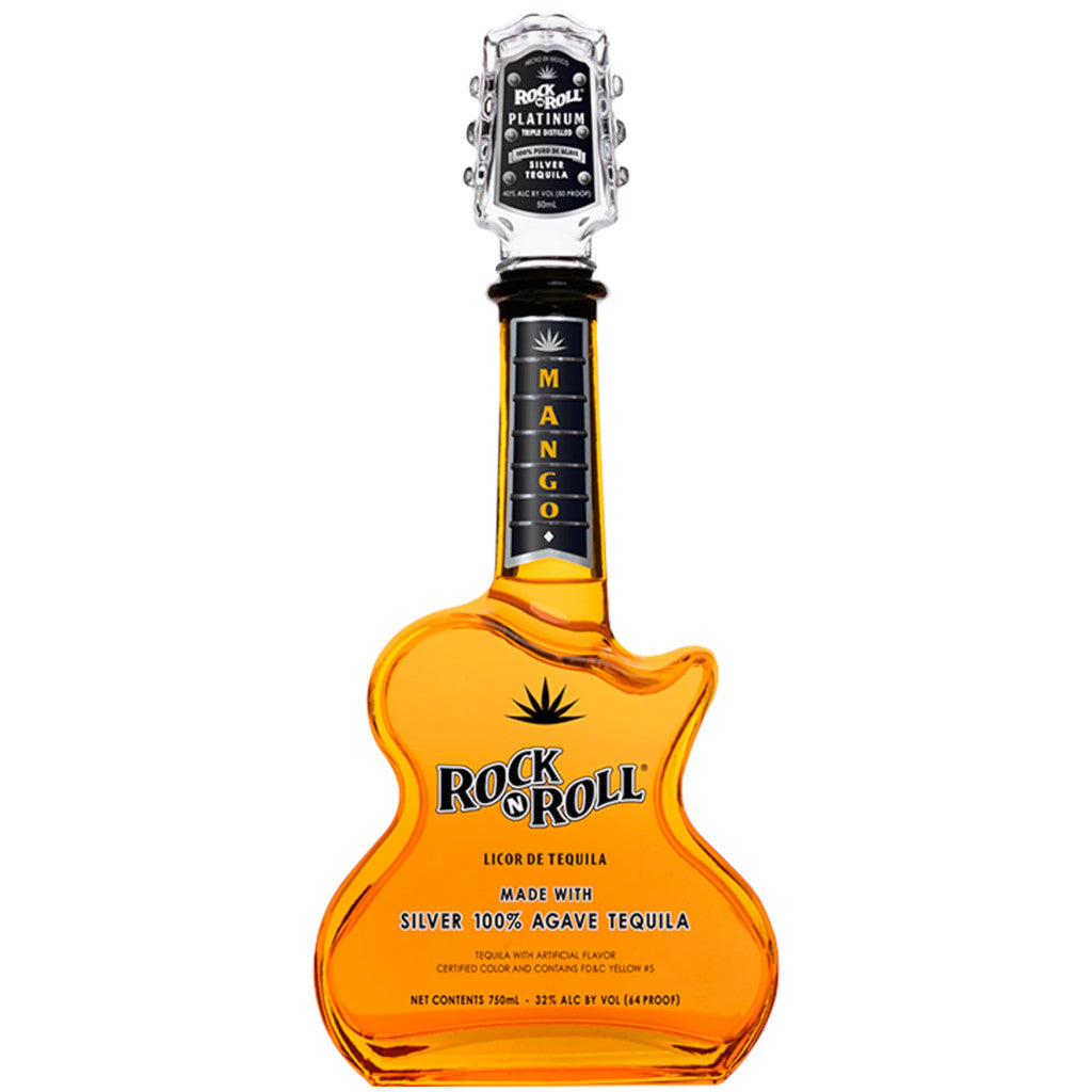 Rock N Roll Silver Agave + Mango Tequila Delivered To Your Door – WhiskeyD