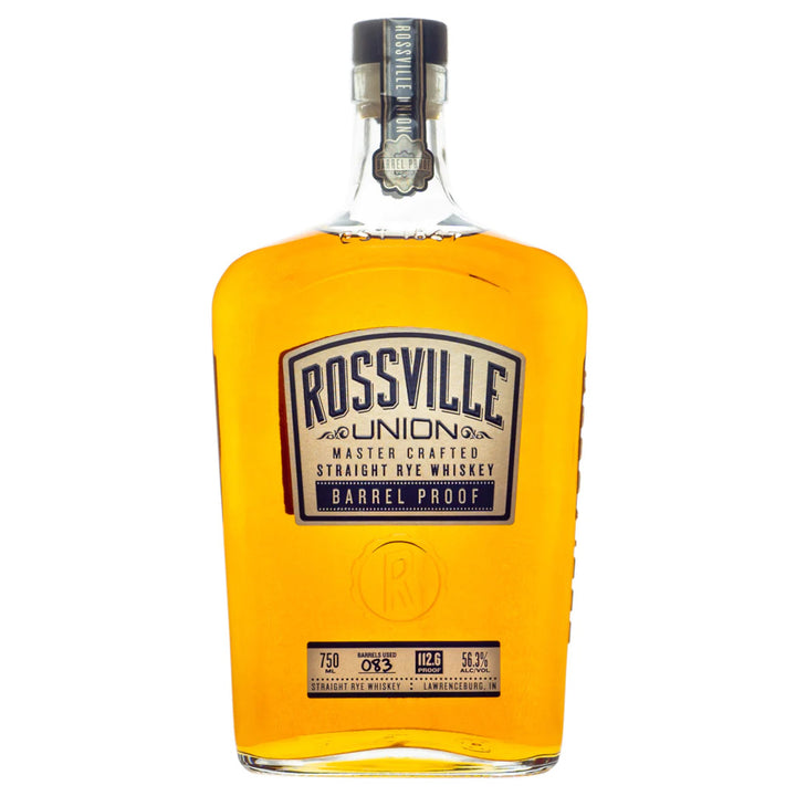 Rossville Union Barrel Proof Rye Whiskey