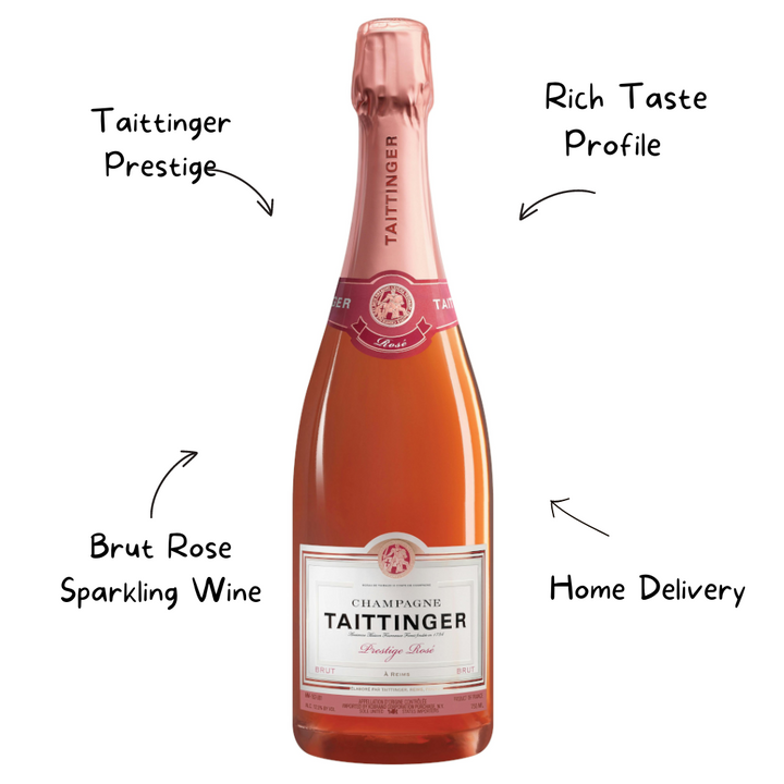 Taittinger Prestige Brut Rose Sparkling Wine