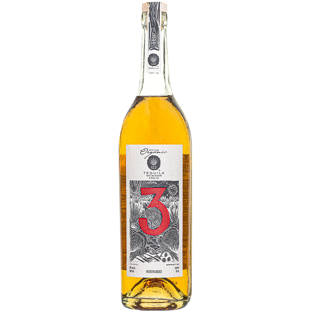 Shop 123 Organic Tequila Anejo 3 Online From WhiskeyD.com