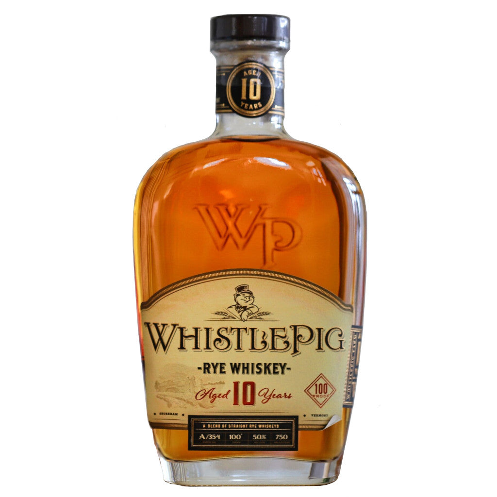 Whistle Pig Rye 10 Year Whiskey