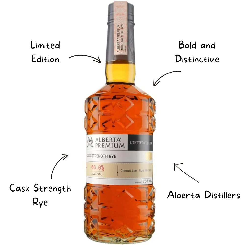Alberta Rye Cask Strength Limited Edition Whiskey