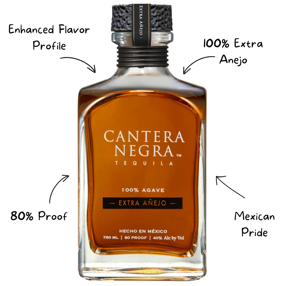 Cantera Negra Extra Anejo Tequila