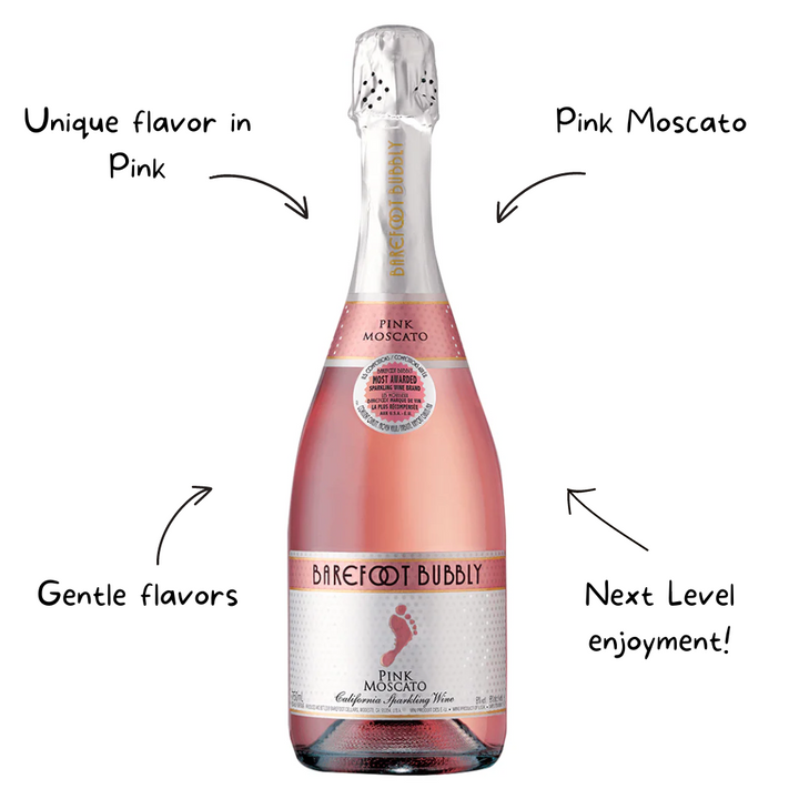 Barefoot Bubbly S Pink Moscato Sparkling Wine