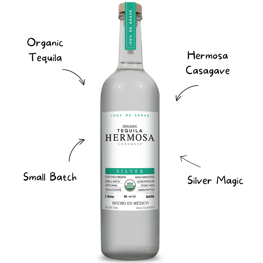 Hermosa Organic Silver Tequila