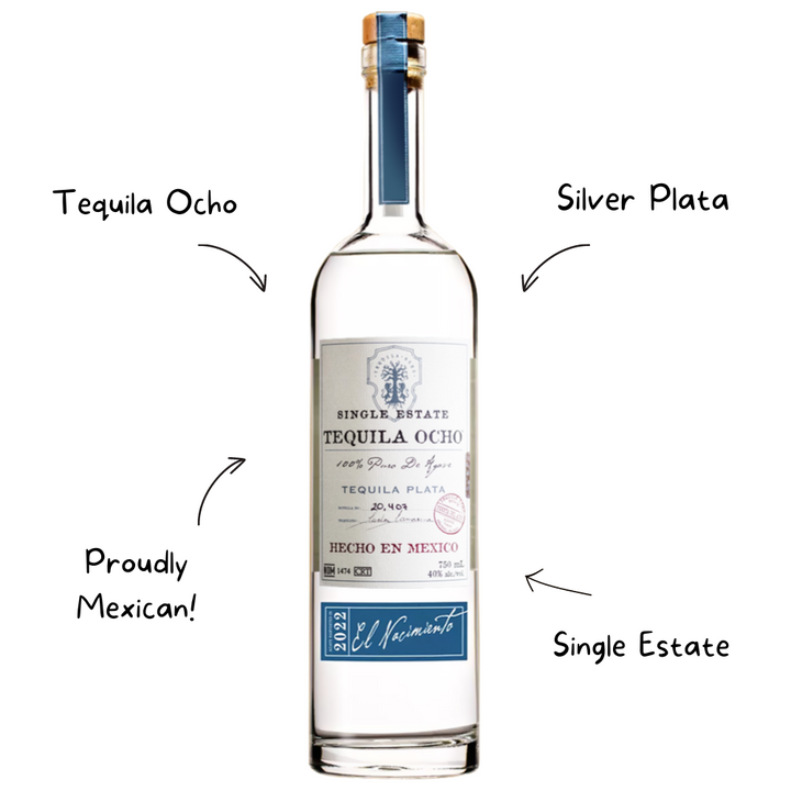 Tequila Ocho Plata Tequila