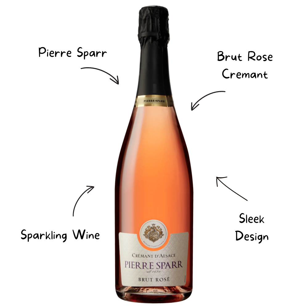 Pierre Sparr Brut Rose Cremant Sparkling Wine