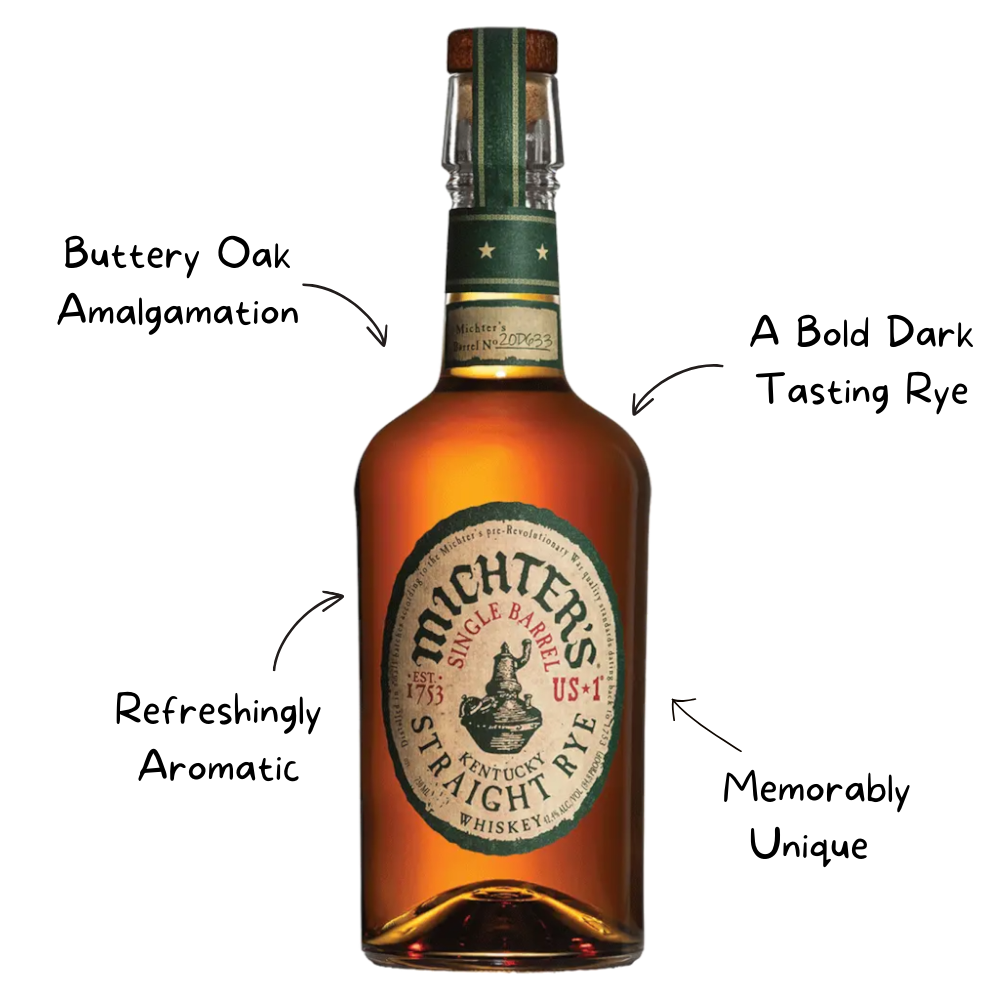 Michters Us1 Straight Rye Whiskey