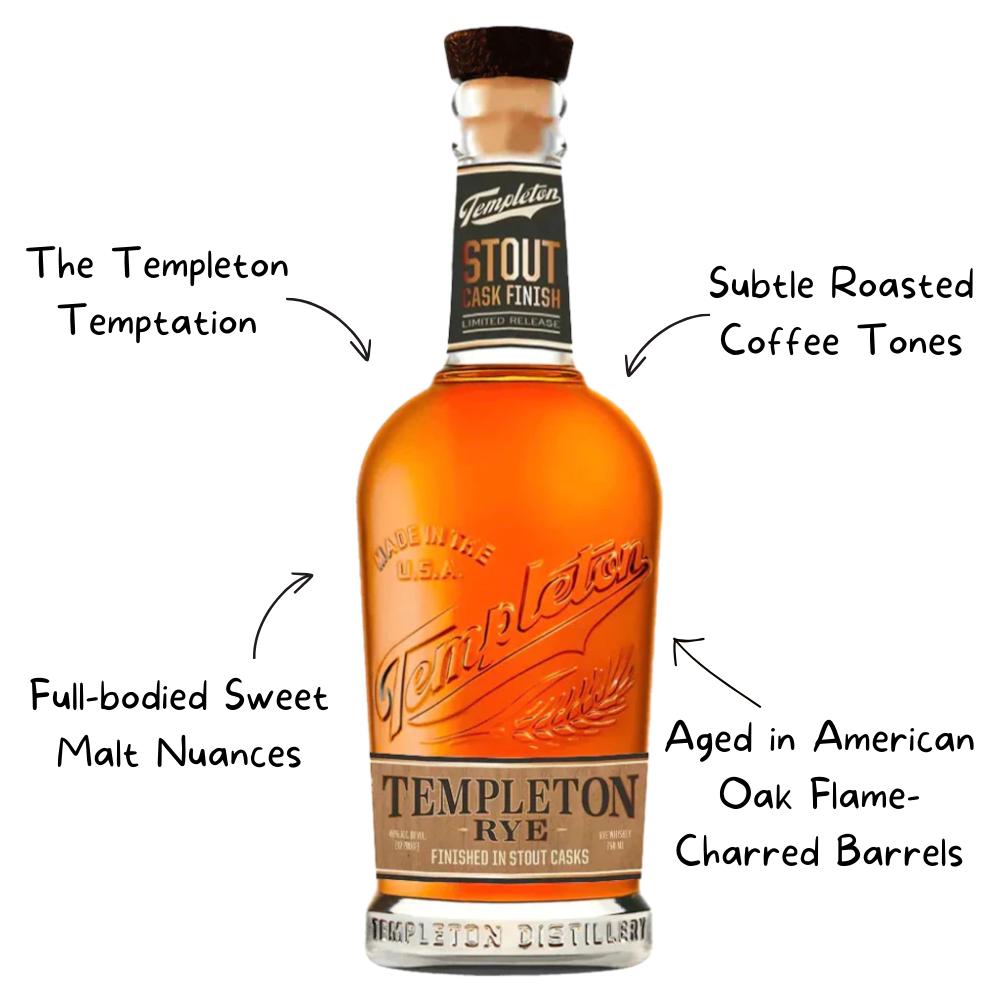 Templeton Rye Stout Cask Whiskey