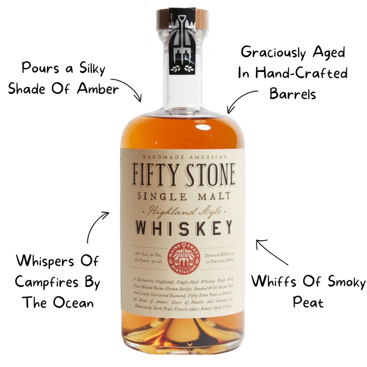 Maine Craft Fifty Stone Whiskey