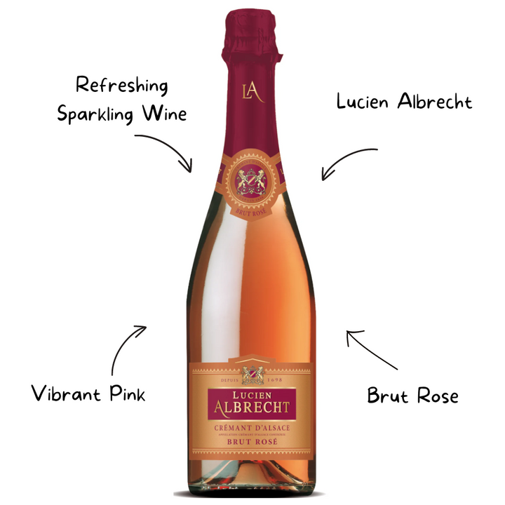 Lucien Albrecht Brut Rose Sparkling Wine