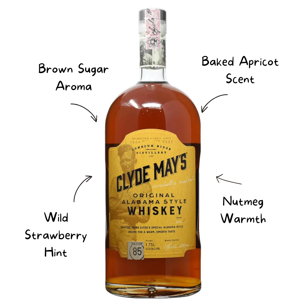 Clyde Mays Alabama Whiskey 85 Proof Whiskey