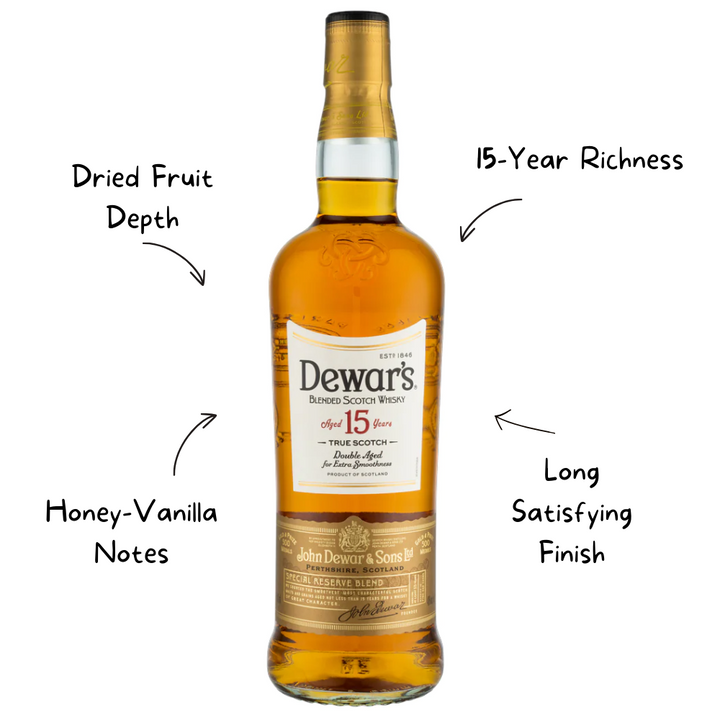 Dewars 15 Year the Monarch Whiskey