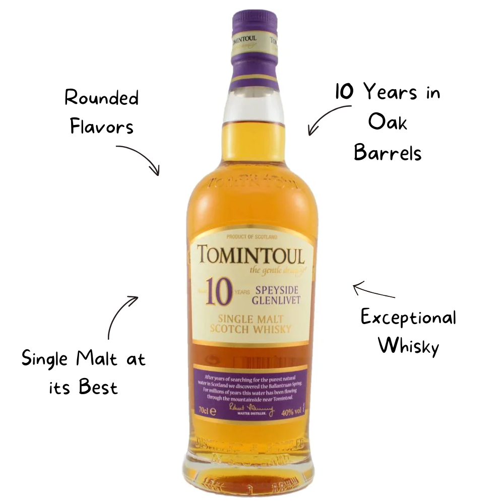 Tomintoul 10 Year Whiskey