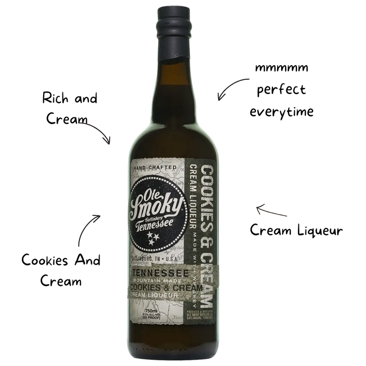 Ole Smoky Cookies and Cream Whiskey