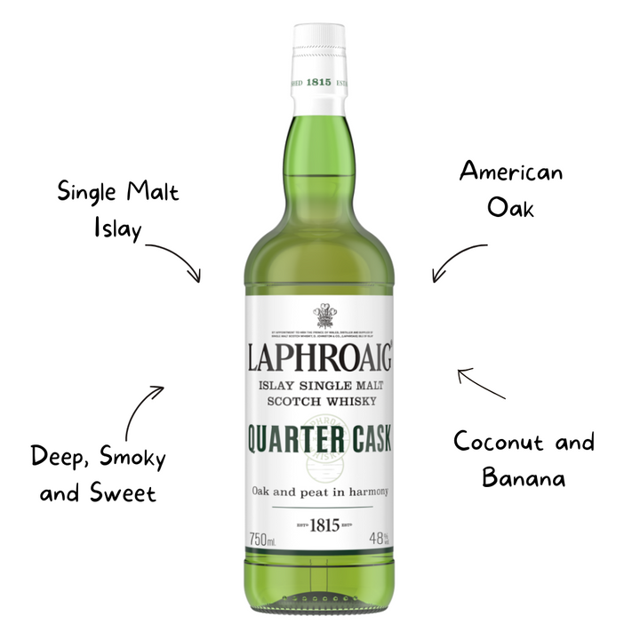 Laphroaig Scotch Quarter Cask Whiskey